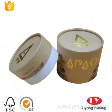 Round cardboard tube candle gift box